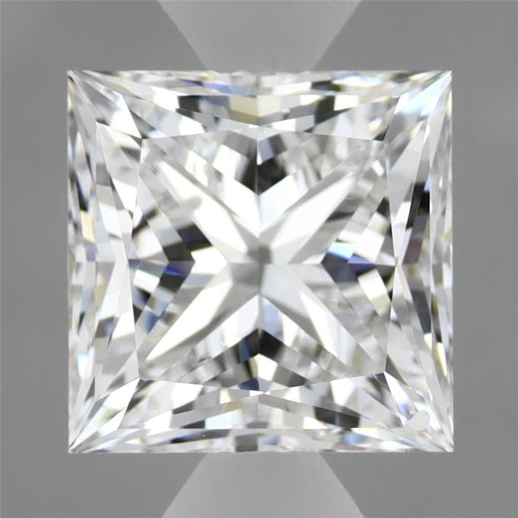 2.01 Carat Princess Shaped, Ideal Cut, D Color, VVS2 Clarity, IGI Certified Lab Grown Diamond