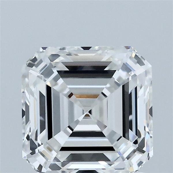 1.54 Carat Asscher Shaped, Ideal Cut, E Color, VVS2 Clarity, IGI Certified Lab Grown Diamond