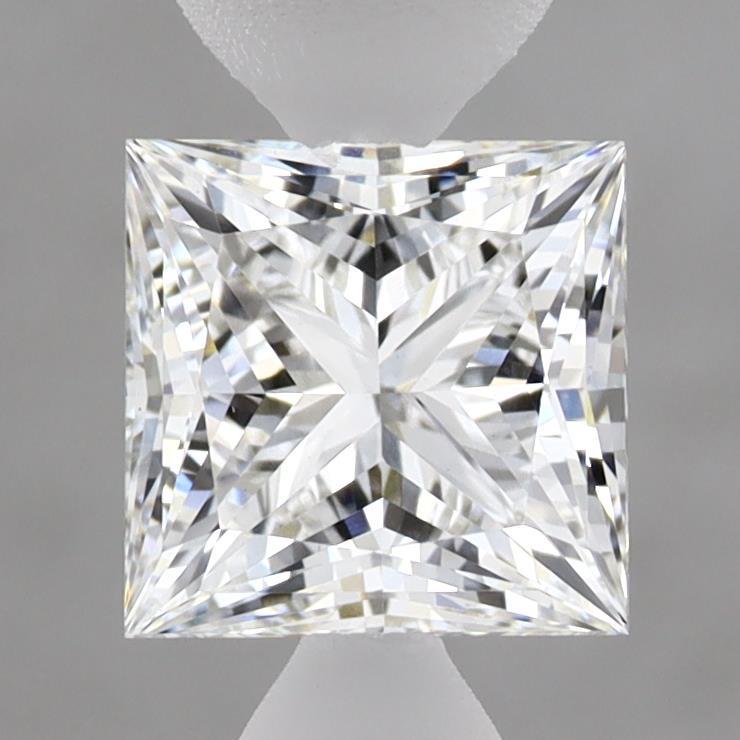 1.54 Carat Princess Shaped, Ideal Cut, E Color, VVS2 Clarity, IGI Certified Lab Grown Diamond