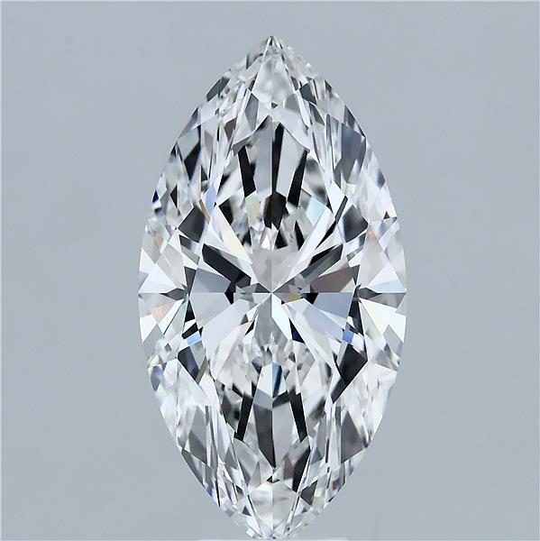 8.08 Carat Marquise Shaped, Ideal Cut, F Color, VVS2 Clarity, IGI Certified Lab Grown Diamond