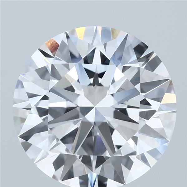 3.45 Carat Round Shaped, Ideal Cut, D Color, VVS2 Clarity, IGI Certified Lab Grown Diamond