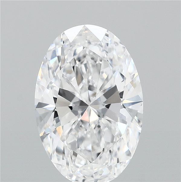 3.08 Carat Oval Shaped, Ideal Cut, D Color, VVS1 Clarity, IGI Certified Lab Grown Diamond