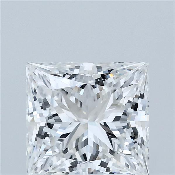 2.01 Carat Princess Shaped, Ideal Cut, E Color, VS1 Clarity, IGI Certified Lab Grown Diamond