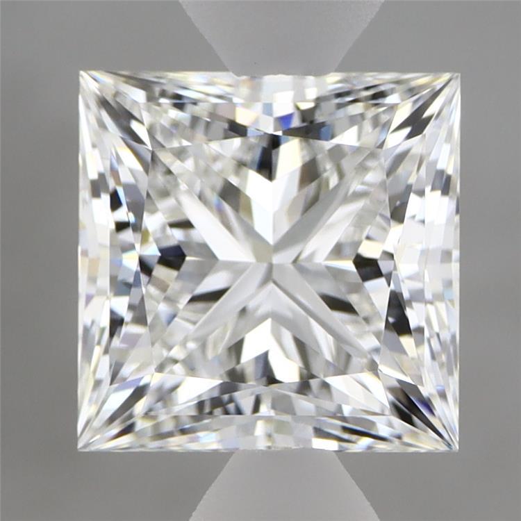 3.04 Carat Princess Shaped, Ideal Cut, E Color, VVS2 Clarity, IGI Certified Lab Grown Diamond