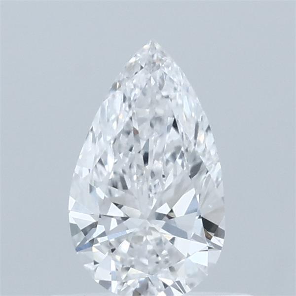 0.52 Carat Pear Shaped, Ideal Cut, D Color, VVS2 Clarity, IGI Certified Lab Grown Diamond