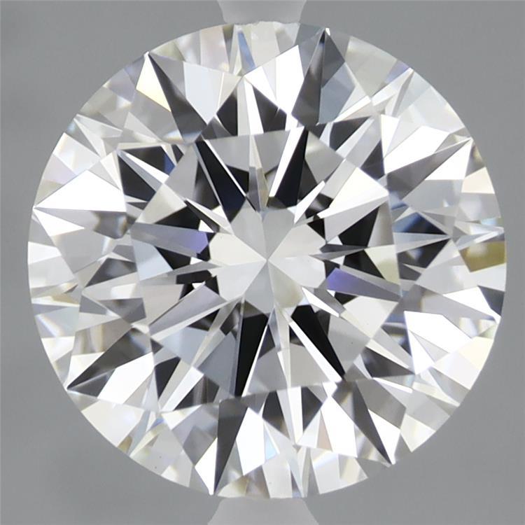 3.07 Carat Round Shaped, Ideal Cut, E Color, VVS2 Clarity, IGI Certified Lab Grown Diamond