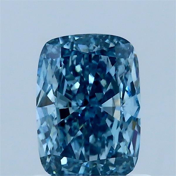 1.07 Carat Cushion Shaped, Ideal Cut, FANCY VIVID BLUE Color, VS1 Clarity, IGI Certified Lab Grown Diamond