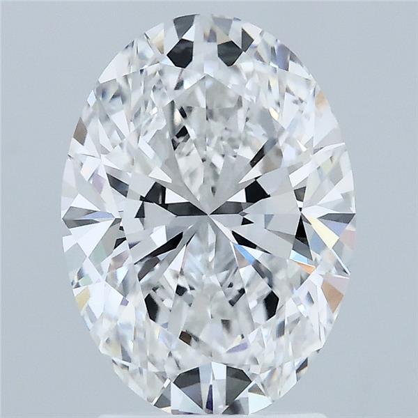 2.47 Carat Oval Shaped, Ideal Cut, D Color, VVS1 Clarity, IGI Certified Lab Grown Diamond