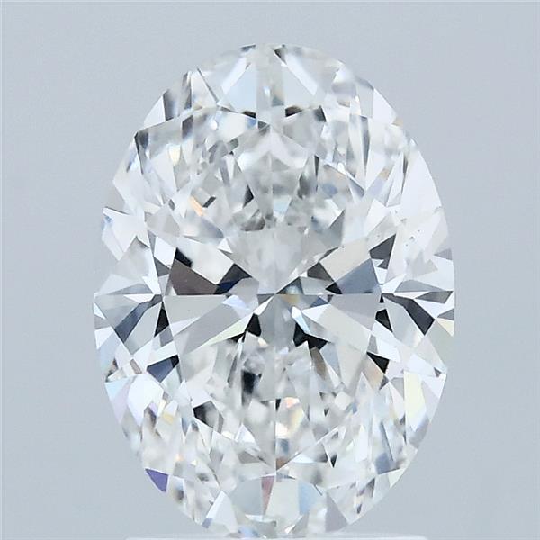 2.01 Carat Oval Shaped, Ideal Cut, E Color, VVS2 Clarity, IGI Certified Lab Grown Diamond