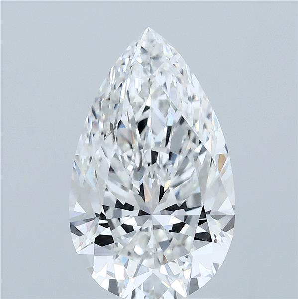 2.03 Carat Pear Shaped, Excellent Cut, E Color, VVS2 Clarity, IGI Certified Lab Grown Diamond