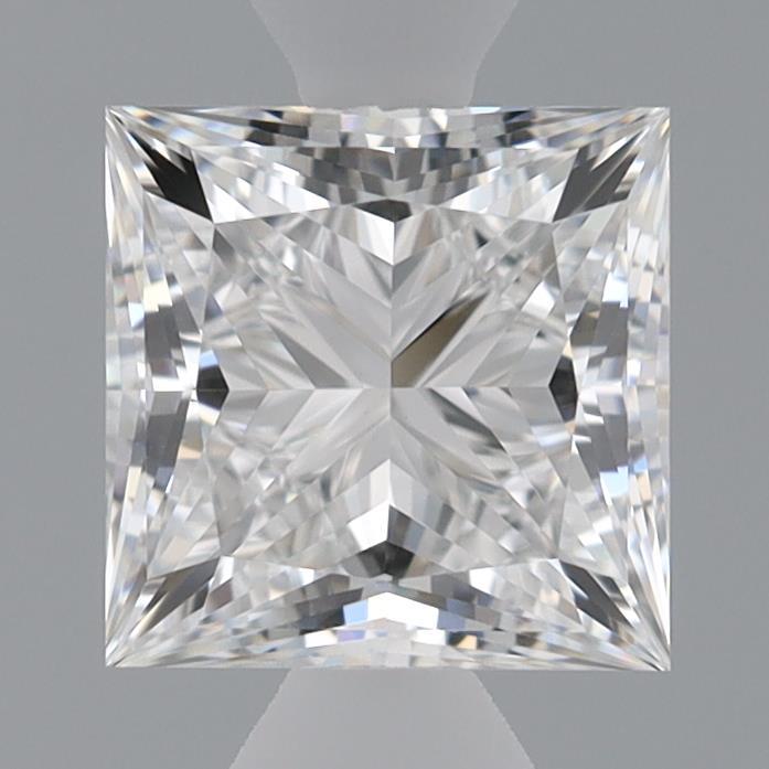 0.98 Carat Princess Shaped, Ideal Cut, E Color, VVS2 Clarity, IGI Certified Lab Grown Diamond