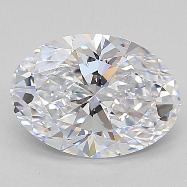 1.51 Carat Oval Shaped, Ideal Cut, E Color, IF Clarity, IGI Certified Lab Grown Diamond