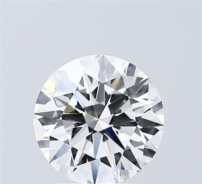 2.03 Carat Round Shaped, Ideal Cut, D Color, VVS2 Clarity, IGI Certified Lab Grown Diamond
