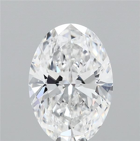 3.07 Carat Oval Shaped, Ideal Cut, D Color, VVS1 Clarity, IGI Certified Lab Grown Diamond