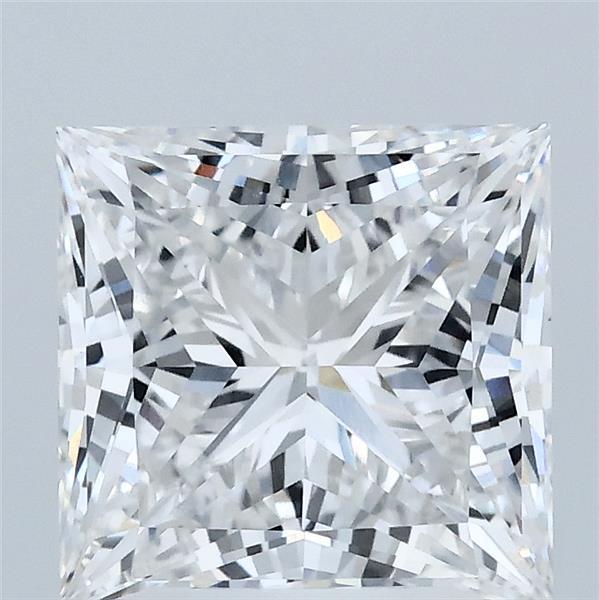 3.09 Carat Princess Shaped, Ideal Cut, E Color, VVS2 Clarity, IGI Certified Lab Grown Diamond