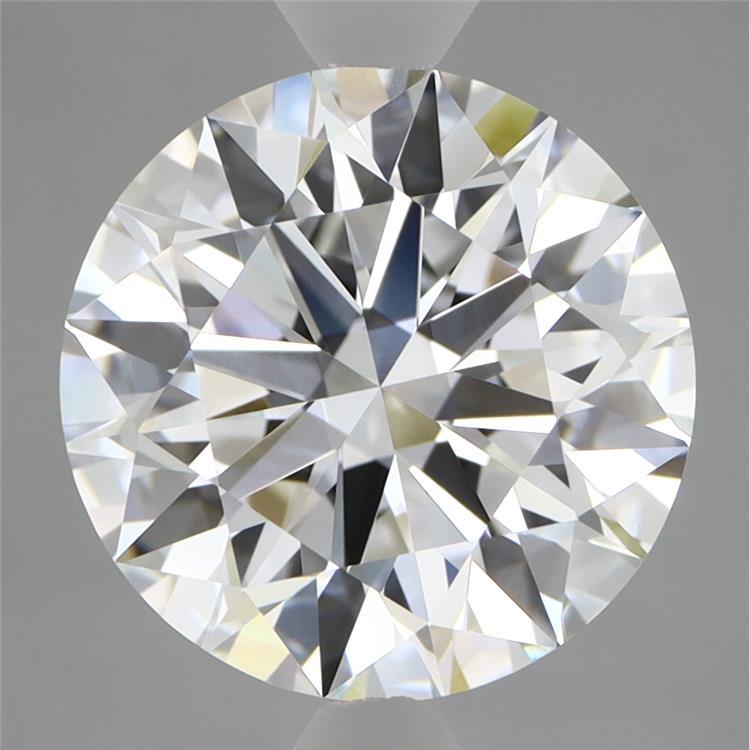 4.06 Carat Round Shaped, Ideal Cut, E Color, VVS2 Clarity, IGI Certified Lab Grown Diamond