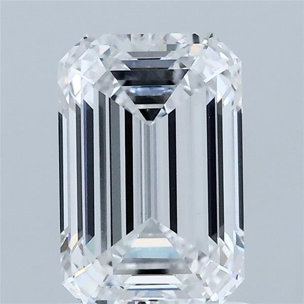 1.60 Carat Emerald Shaped, Ideal Cut, D Color, VS1 Clarity, IGI Certified Lab Grown Diamond