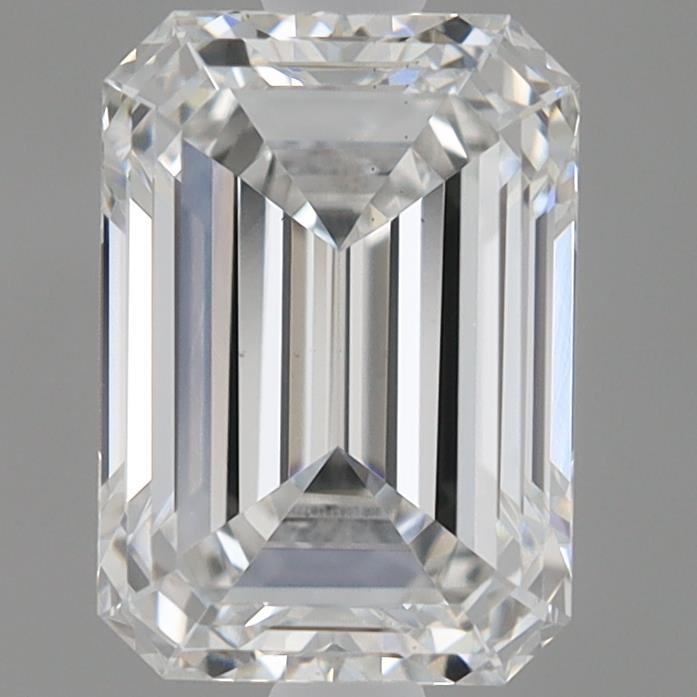 0.94 Carat Emerald Shaped, Ideal Cut, E Color, VS1 Clarity, IGI Certified Lab Grown Diamond
