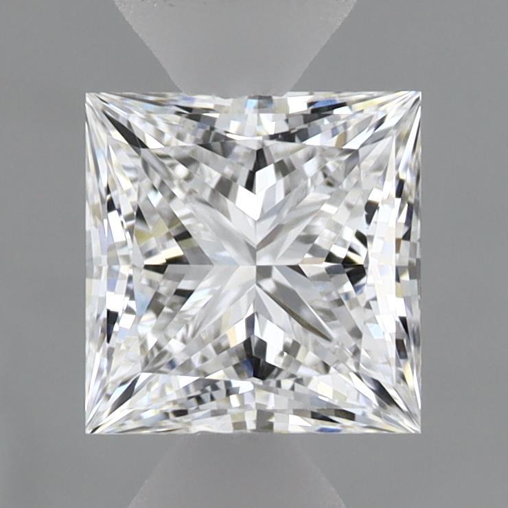 1.02 Carat Princess Shaped, Ideal Cut, E Color, VVS2 Clarity, IGI Certified Lab Grown Diamond