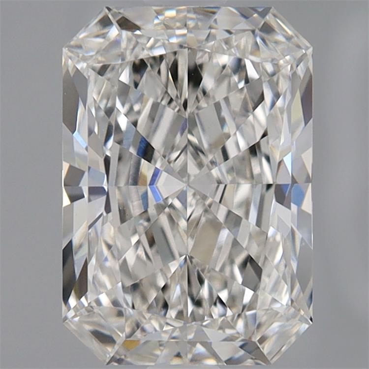 1.57 Carat Radiant Shaped, Excellent Cut, G Color, VVS2 Clarity, IGI Certified Lab Grown Diamond