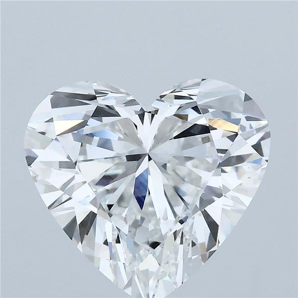 3.59 Carat Heart Shaped, Ideal Cut, E Color, VVS2 Clarity, IGI Certified Lab Grown Diamond