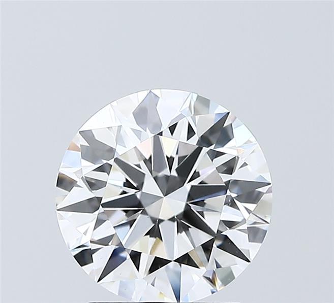 2.05 Carat Round Shaped, Ideal Cut, D Color, VS1 Clarity, IGI Certified Lab Grown Diamond