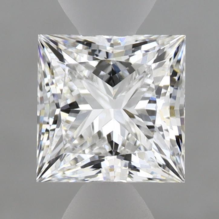 1.45 Carat Princess Shaped, Ideal Cut, D Color, VVS2 Clarity, IGI Certified Lab Grown Diamond