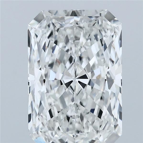 4.02 Carat Radiant Shaped, Ideal Cut, E Color, VVS2 Clarity, IGI Certified Lab Grown Diamond