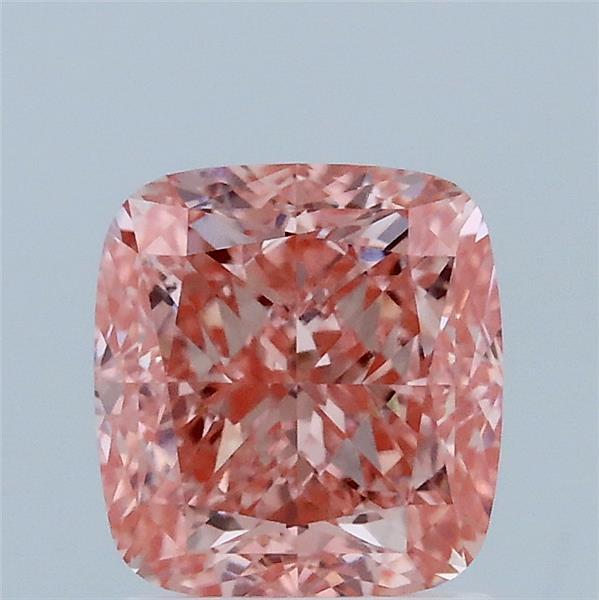 2.08 Carat Cushion Shaped, Excellent Cut, FANCY VIVID PINK Color, VVS1 Clarity, IGI Certified Lab Grown Diamond