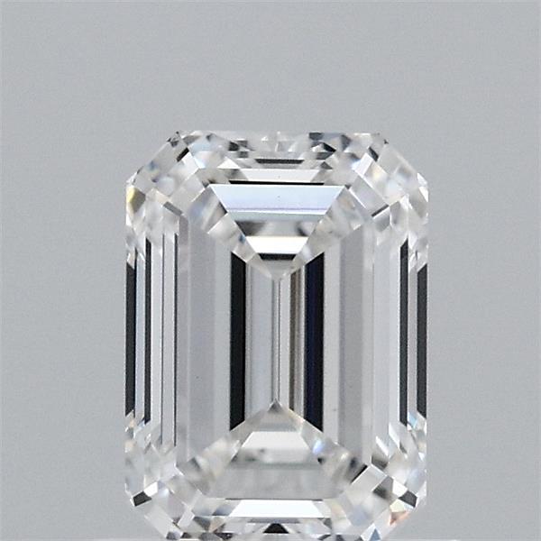 0.95 Carat Emerald Shaped, Ideal Cut, E Color, VS1 Clarity, IGI Certified Lab Grown Diamond