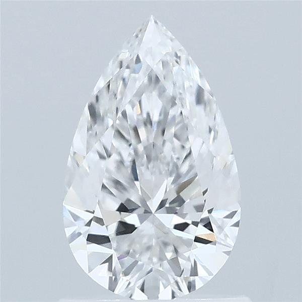 0.97 Carat Pear Shaped, Ideal Cut, D Color, VVS2 Clarity, IGI Certified Lab Grown Diamond