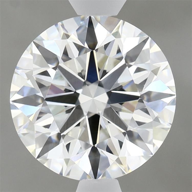 2.96 Carat Round Shaped, Excellent Cut, G Color, VVS2 Clarity, IGI Certified Lab Grown Diamond