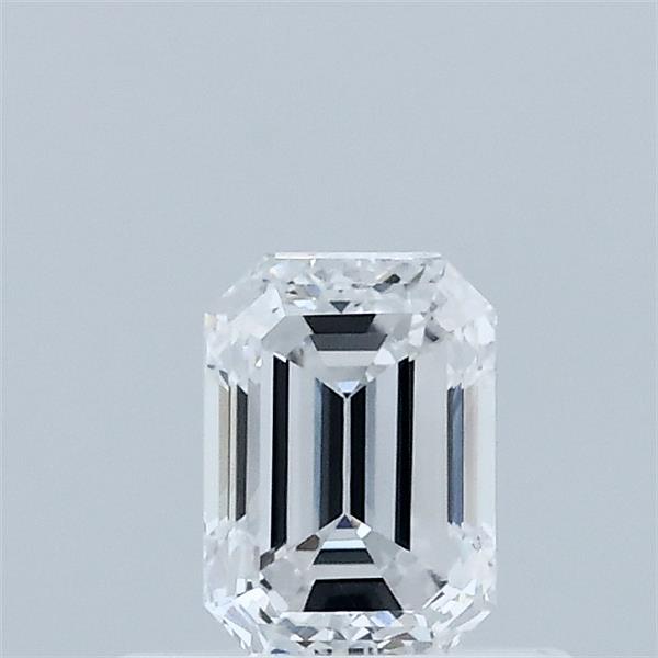 0.50 Carat Emerald Shaped, Very Good Cut, D Color, VVS2 Clarity, IGI Certified Lab Grown Diamond