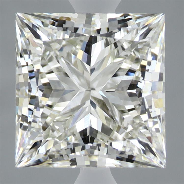 2.96 Carat Princess Shaped, Ideal Cut, H Color, VVS2 Clarity, IGI Certified Lab Grown Diamond