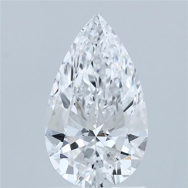 1.06 Carat Pear Shaped, Ideal Cut, D Color, VVS2 Clarity, IGI Certified Lab Grown Diamond