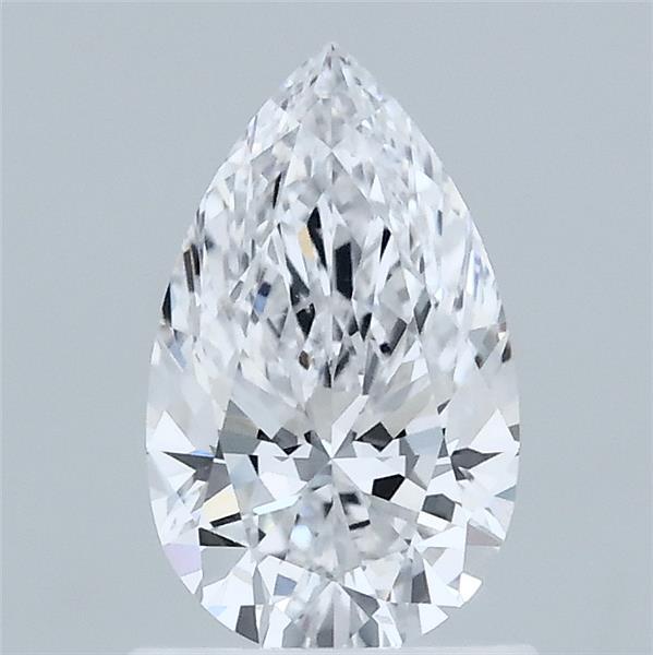 1.02 Carat Pear Shaped, Ideal Cut, D Color, VVS2 Clarity, IGI Certified Lab Grown Diamond