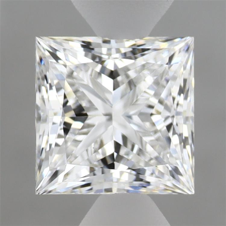 1.75 Carat Princess Shaped, Ideal Cut, E Color, VS1 Clarity, IGI Certified Lab Grown Diamond