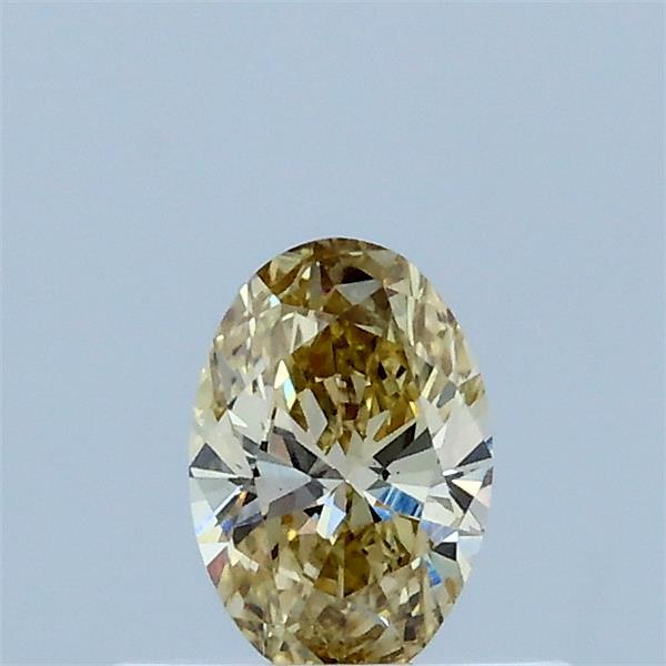 0.33 Carat Oval Shaped, Ideal Cut, FANCY YELLOW Color, VS1 Clarity, IGI Certified Lab Grown Diamond