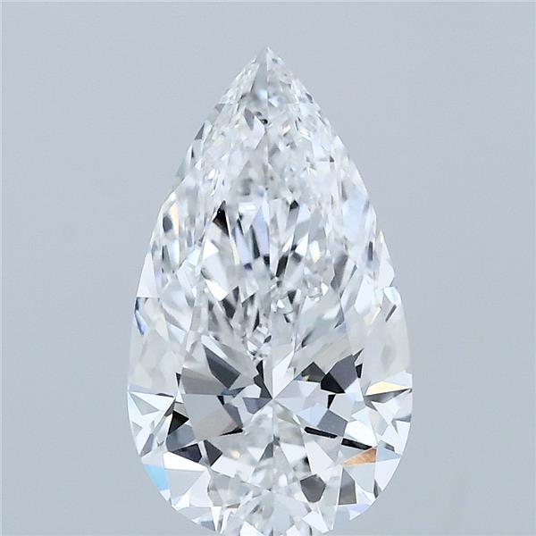 1.98 Carat Pear Shaped, Ideal Cut, D Color, VVS2 Clarity, IGI Certified Lab Grown Diamond