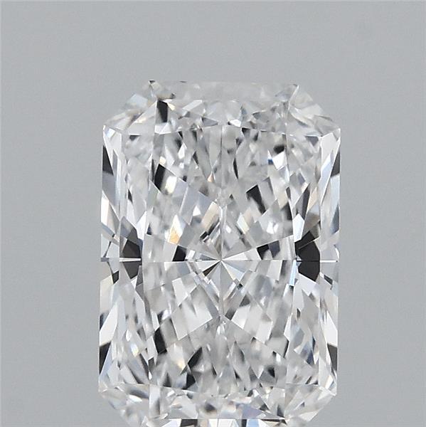 1.57 Carat Radiant Shaped, Ideal Cut, D Color, VVS1 Clarity, IGI Certified Lab Grown Diamond