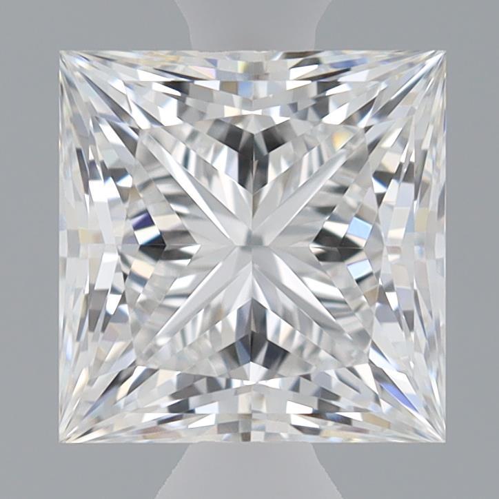 0.94 Carat Princess Shaped, Ideal Cut, E Color, VVS1 Clarity, IGI Certified Lab Grown Diamond