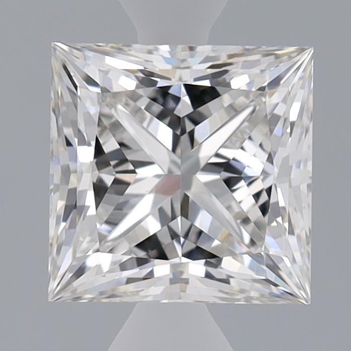 1.52 Carat Princess Shaped, Ideal Cut, F Color, VVS2 Clarity, IGI Certified Lab Grown Diamond