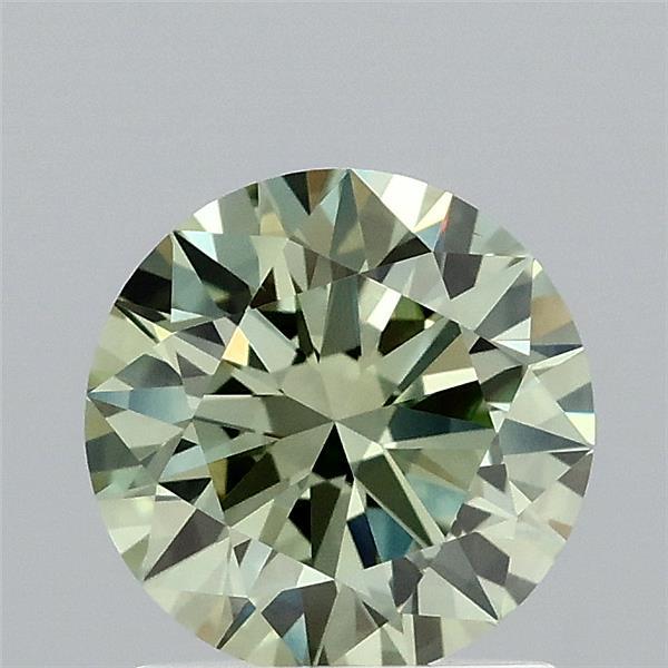1.33 Carat Round Shaped, Ideal Cut, FANCY VIVID GREEN Color, VVS2 Clarity, IGI Certified Lab Grown Diamond