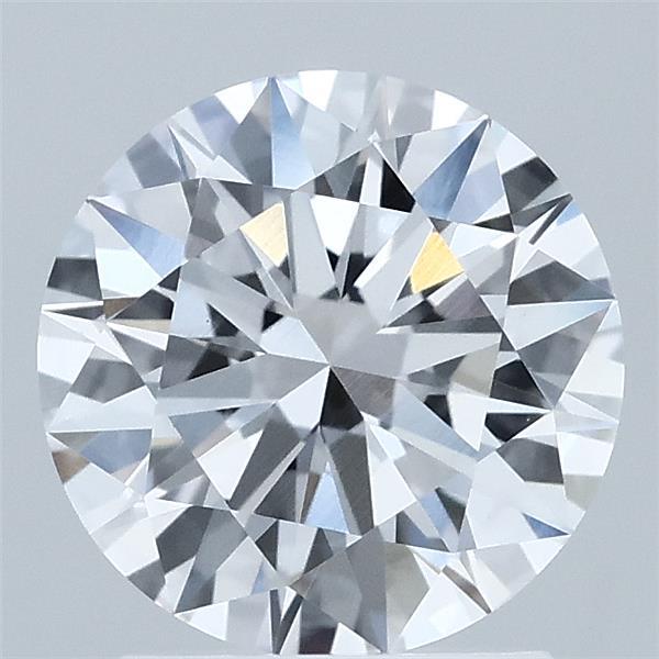 1.84 Carat Round Shaped, Ideal Cut, D Color, VVS2 Clarity, IGI Certified Lab Grown Diamond