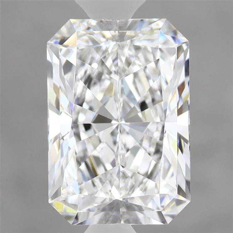 2.42 Carat Radiant Shaped, Ideal Cut, E Color, VS1 Clarity, IGI Certified Lab Grown Diamond