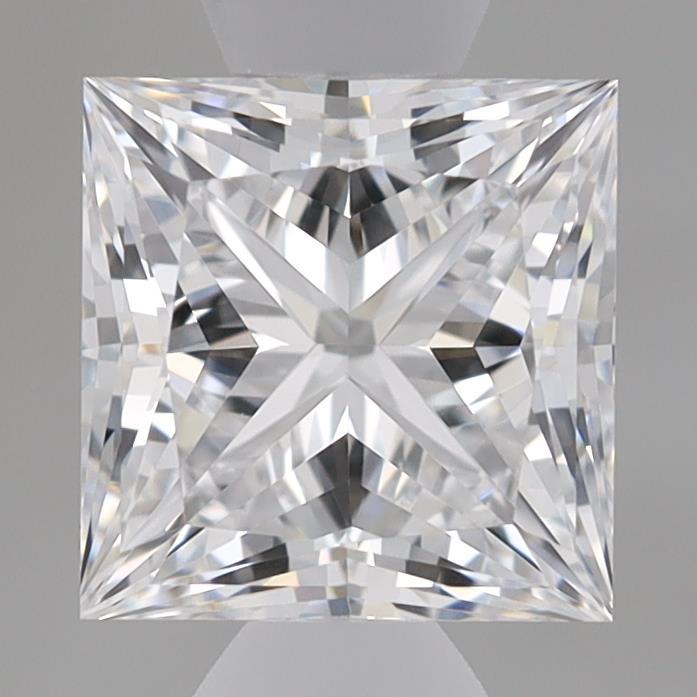 1.02 Carat Princess Shaped, Ideal Cut, D Color, IF Clarity, IGI Certified Lab Grown Diamond