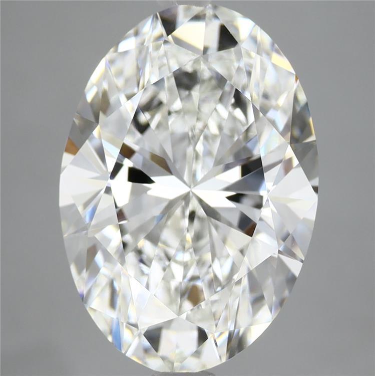 6.02 Carat Oval Shaped, Ideal Cut, F Color, VVS2 Clarity, IGI Certified Lab Grown Diamond
