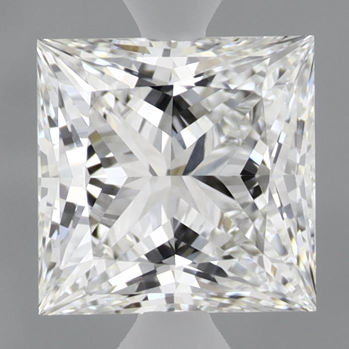 1.58 Carat Princess Shaped, Ideal Cut, D Color, VVS2 Clarity, IGI Certified Lab Grown Diamond