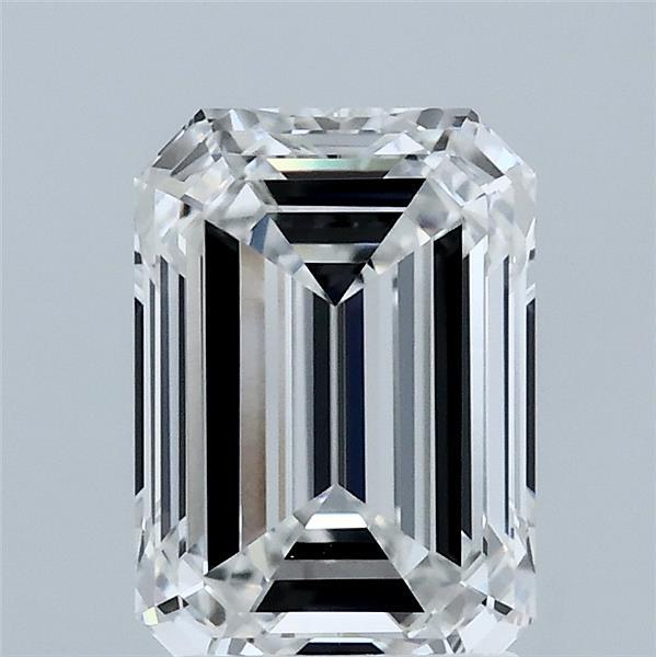 2.06 Carat Emerald Shaped, Ideal Cut, E Color, VVS1 Clarity, IGI Certified Lab Grown Diamond