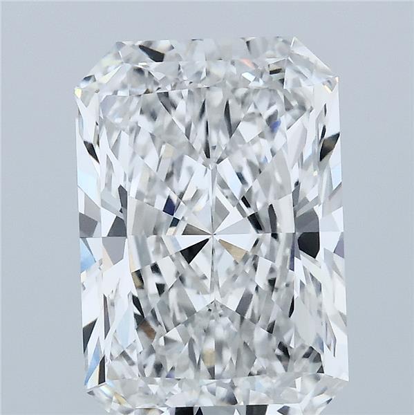 4.07 Carat Radiant Shaped, Ideal Cut, E Color, VVS2 Clarity, IGI Certified Lab Grown Diamond
